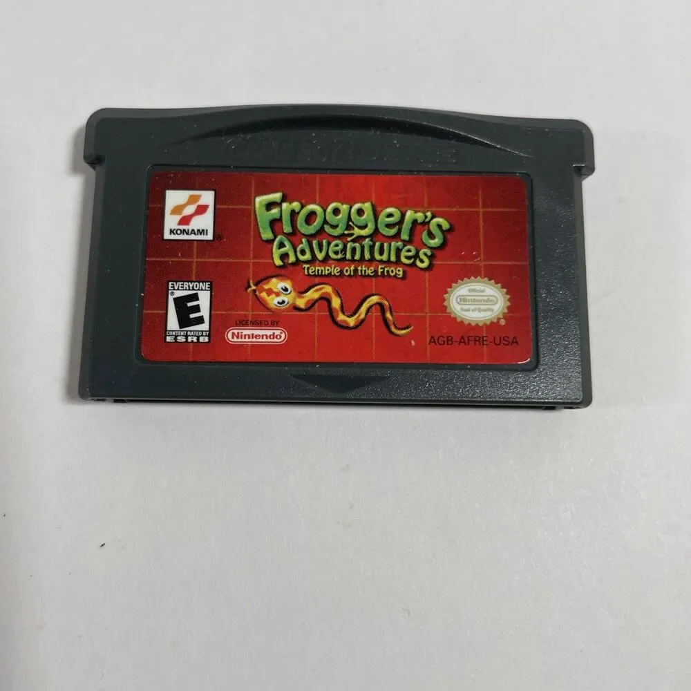 Frogger's Adventures: Temple of the Frog GBA Complete CIB! Very Good Condition!
